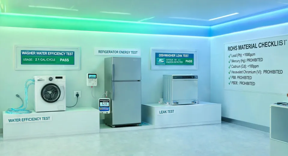 Maytag sustainability appliance efficiency testing